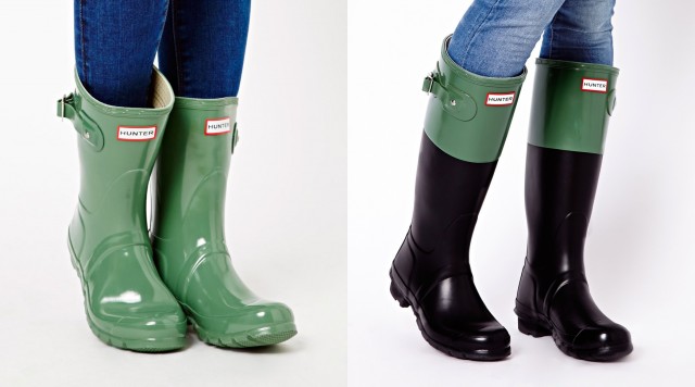 hunter bottes de pluie