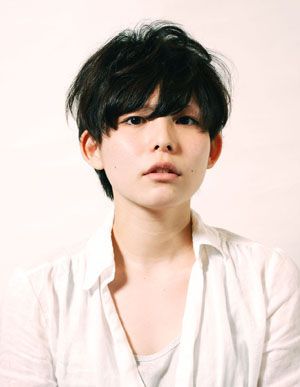 asian girl short hair