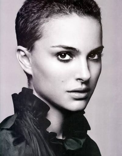 natalie portman short hair