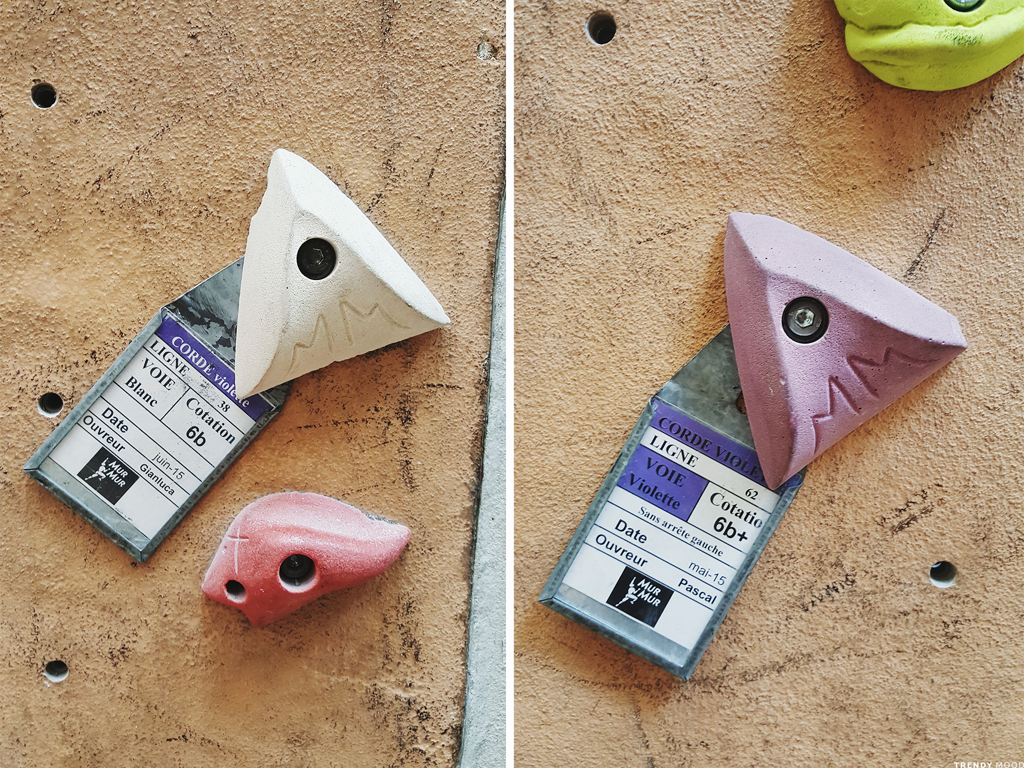 cotations d'escalade - Pantin