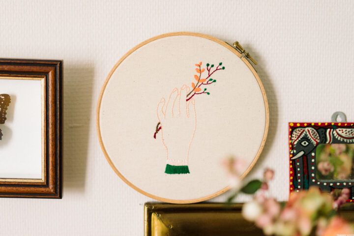 broderie - hoop art