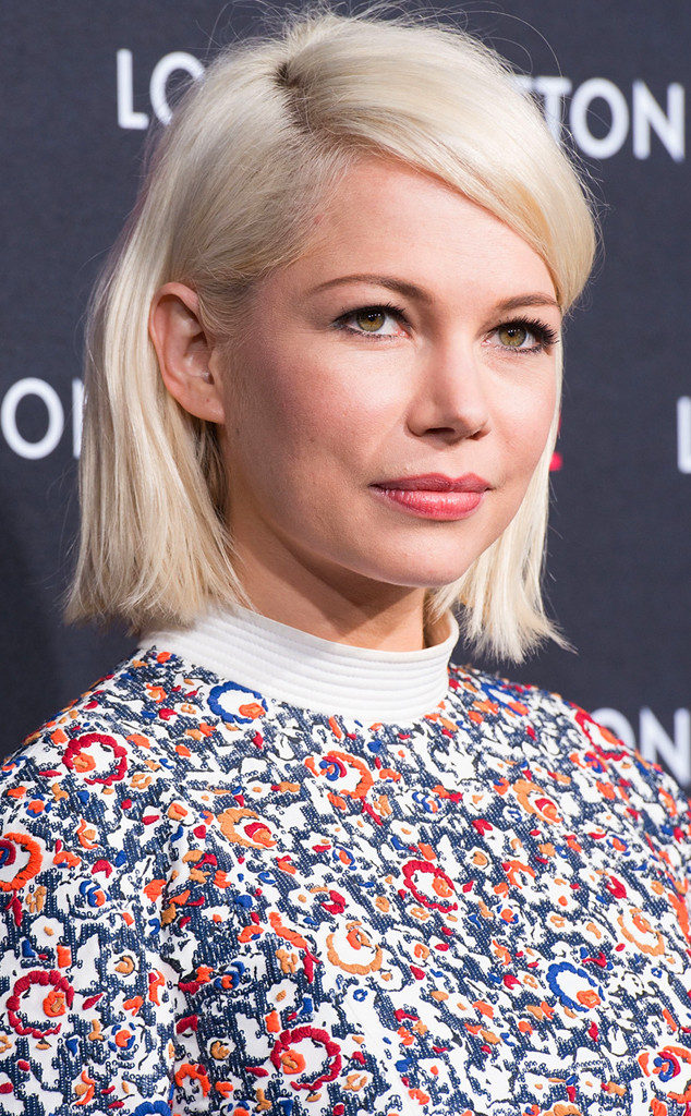 Michelle Williams - Carré mi long blond platine