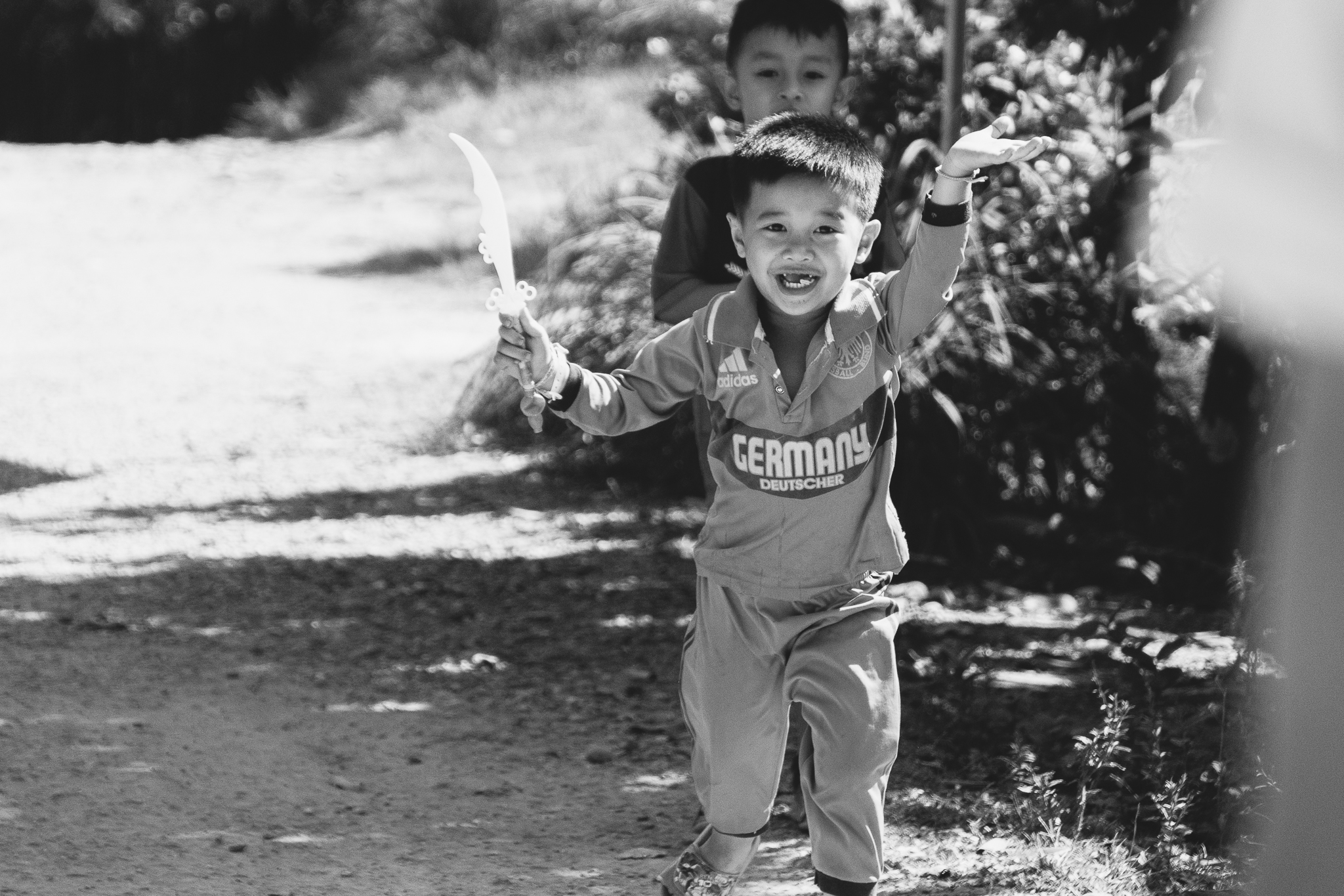 Laos - Enfants qui jouent
