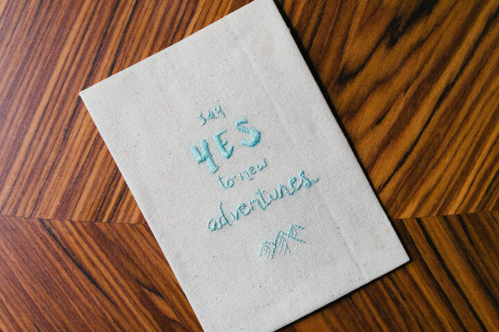 Say yes - Broderie Mantra