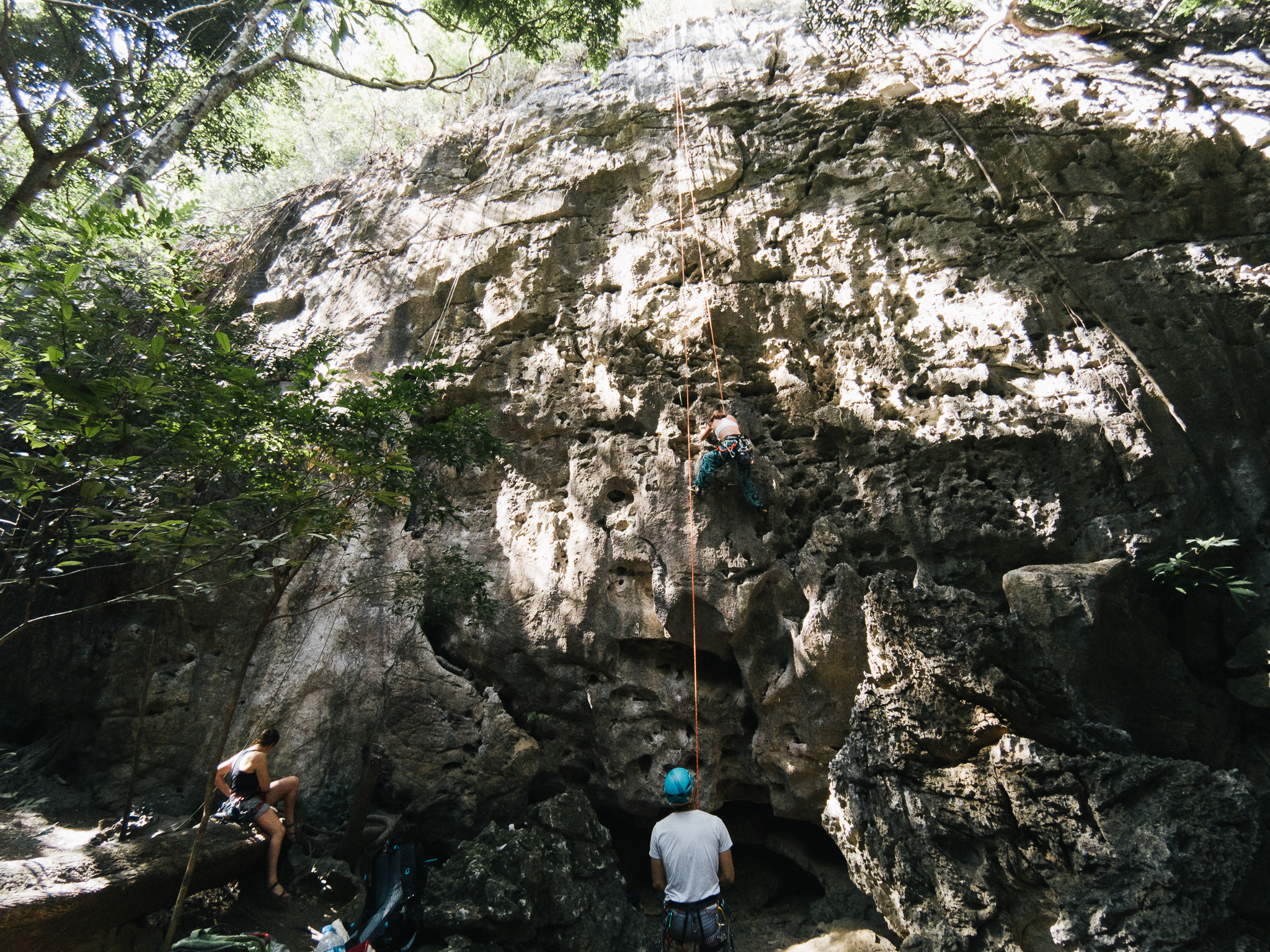 Escalade - Grimpeurs à Thakek - Laos-5
