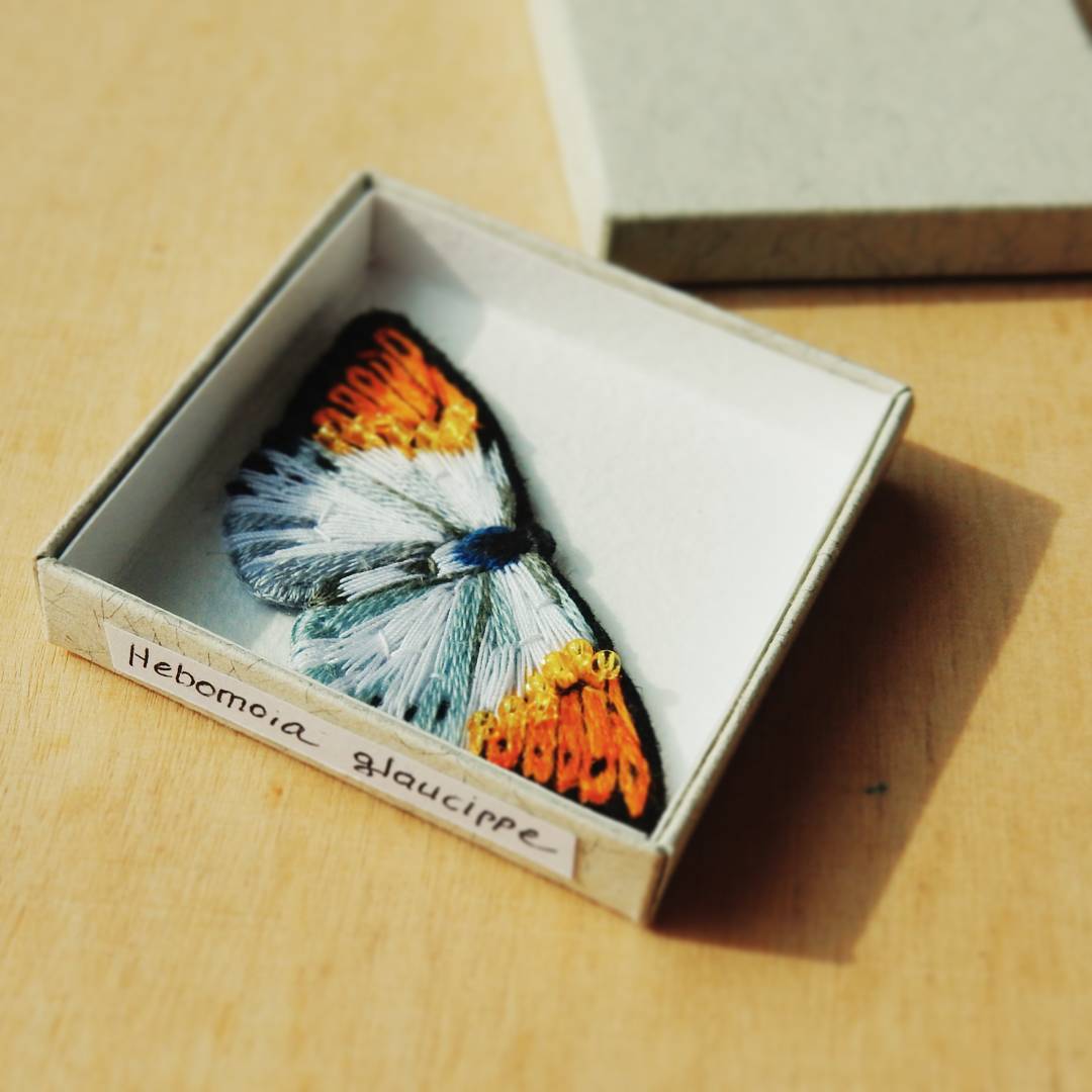 Papillon brodé - Lera Petunia