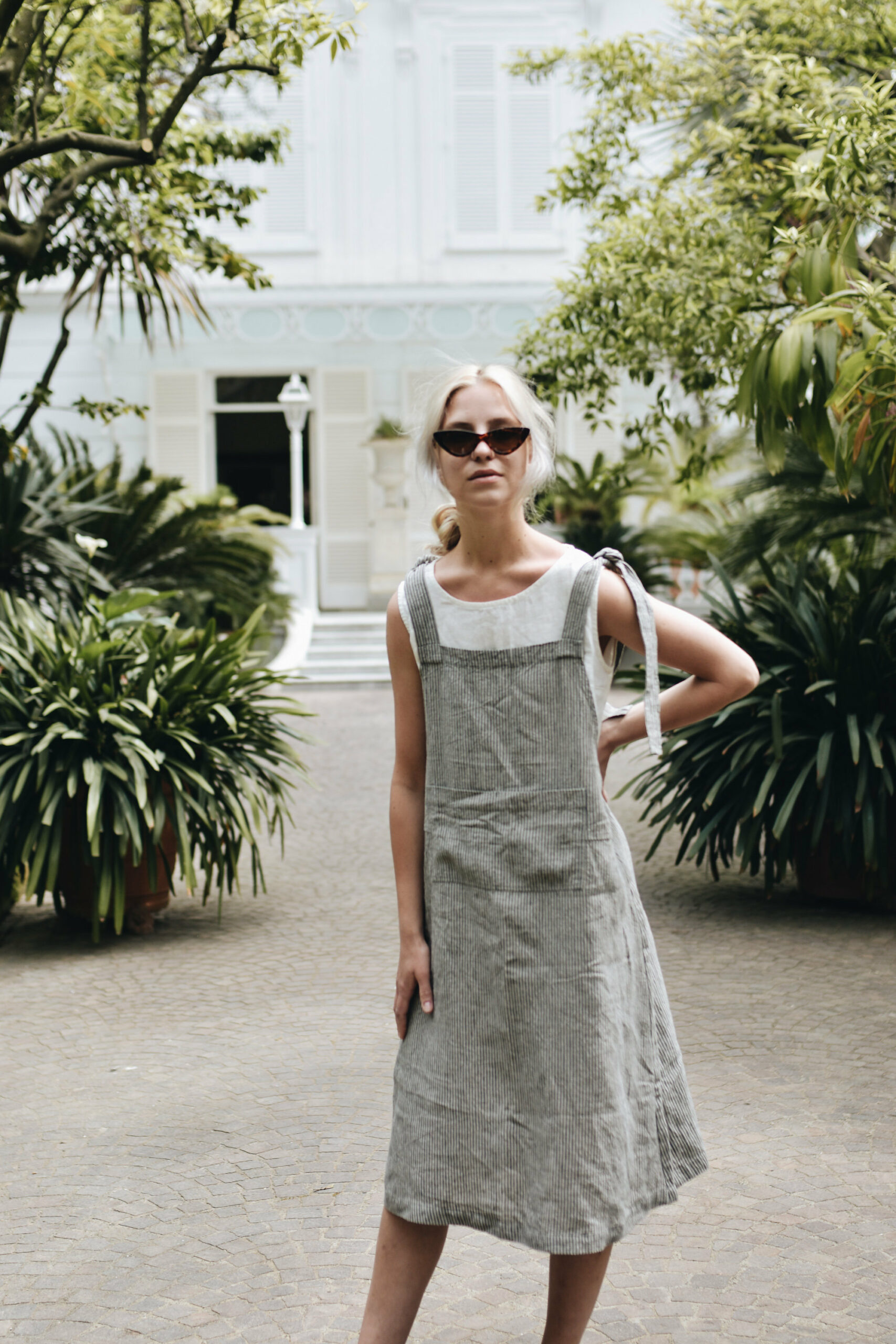 Robe chasuble en lin - Linen Fox - Etsy