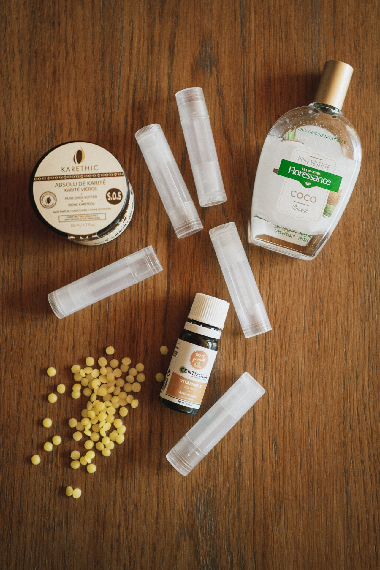 Baume à lèvres BIO maison - DIY - Ingrédients